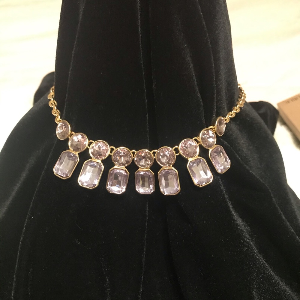 #221 NWT Banana Republic Gold Necklace w/ stones